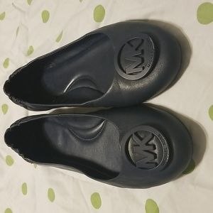 Blue Michael Kors Flats
